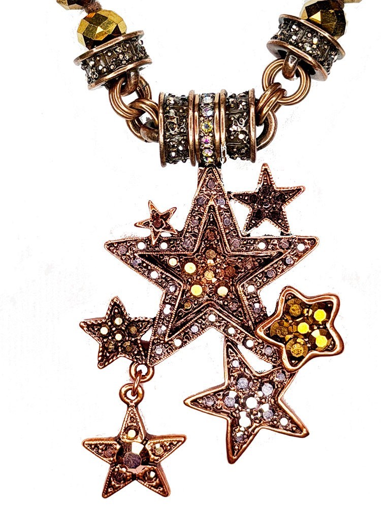 KIRKS FOLLY STAR POWER MAGNETIC NECKLACE rosetone