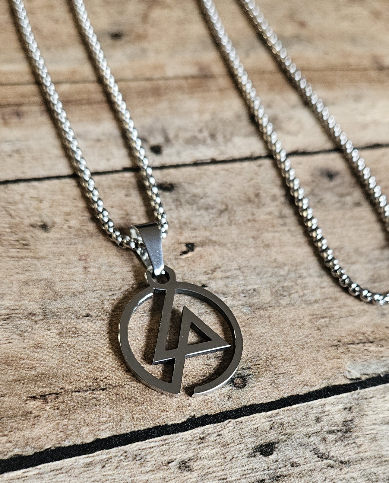 Linkin Park Necklace Pendant & Chain -Rock Band Jewelry Accessories NEW