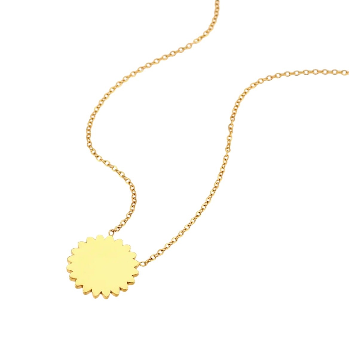 NEW Sunflower 11:11 Angel Number 18K Gold Plated Necklace Rainbow Crystals