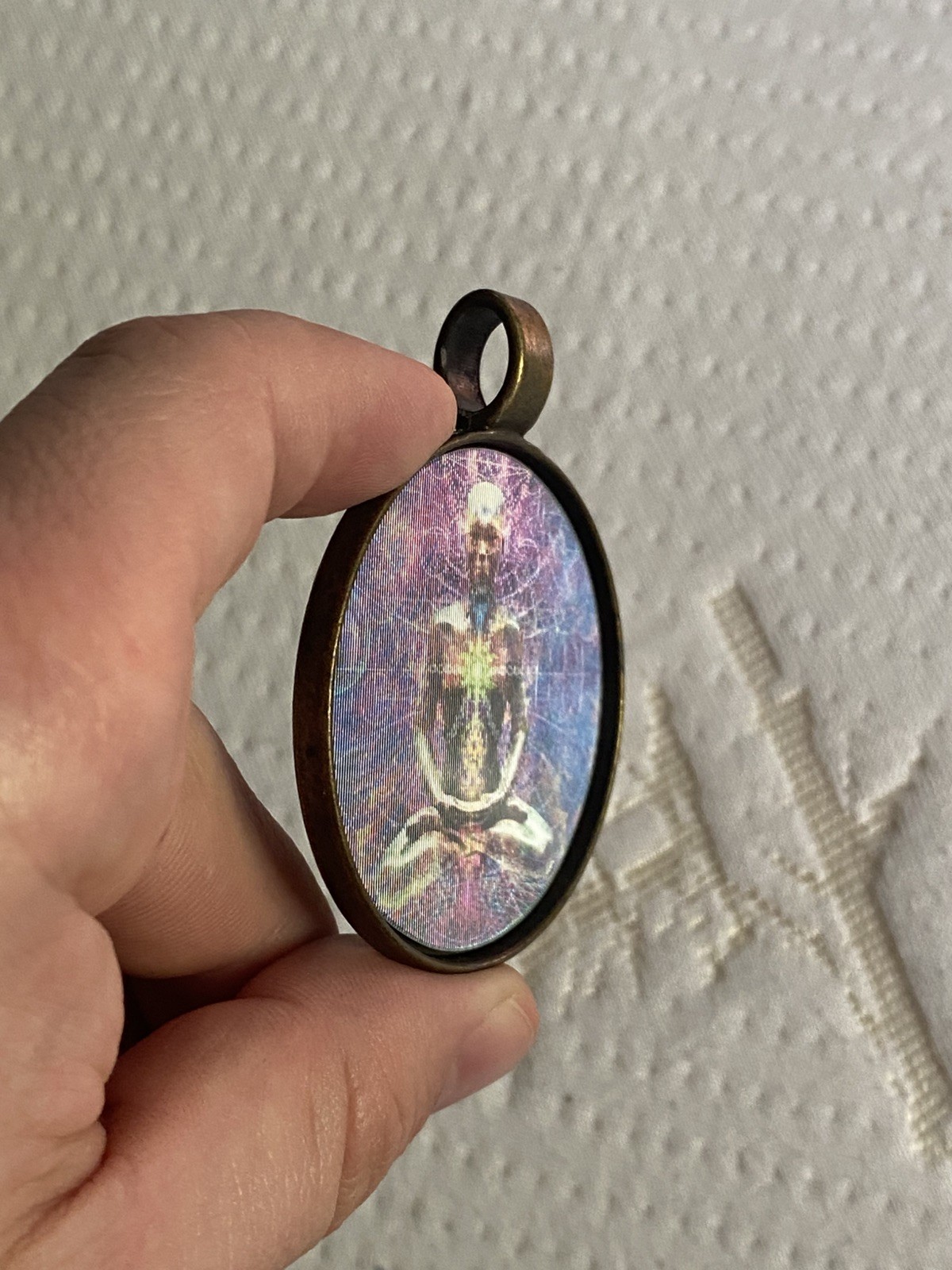 NEW Yoga Meditation Chakra Dima pendant -Laser Guided Visions psychedelic sacred
