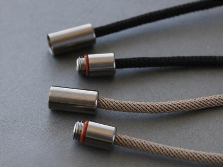 Titanium Paracord Necklace Rope Cord Chain Anti Allergy DIY 23.6 in/60cm Length