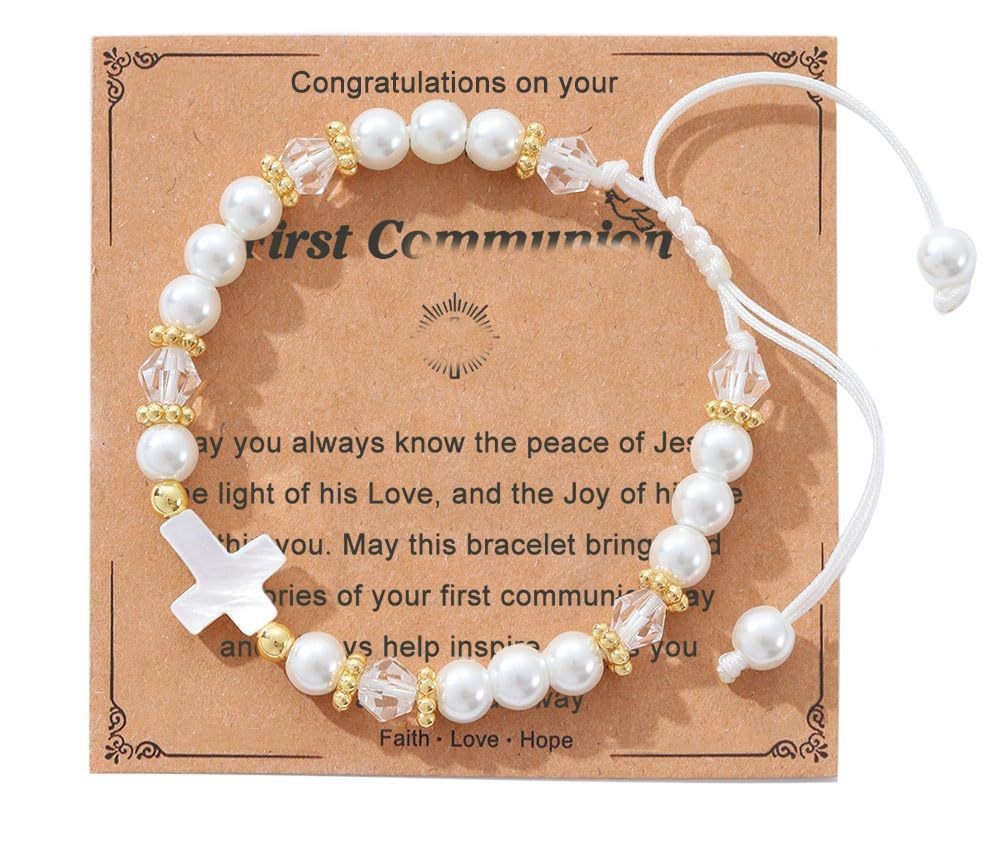 Adjustable braided bracelet with engraved stainless steel heart pendant birthday