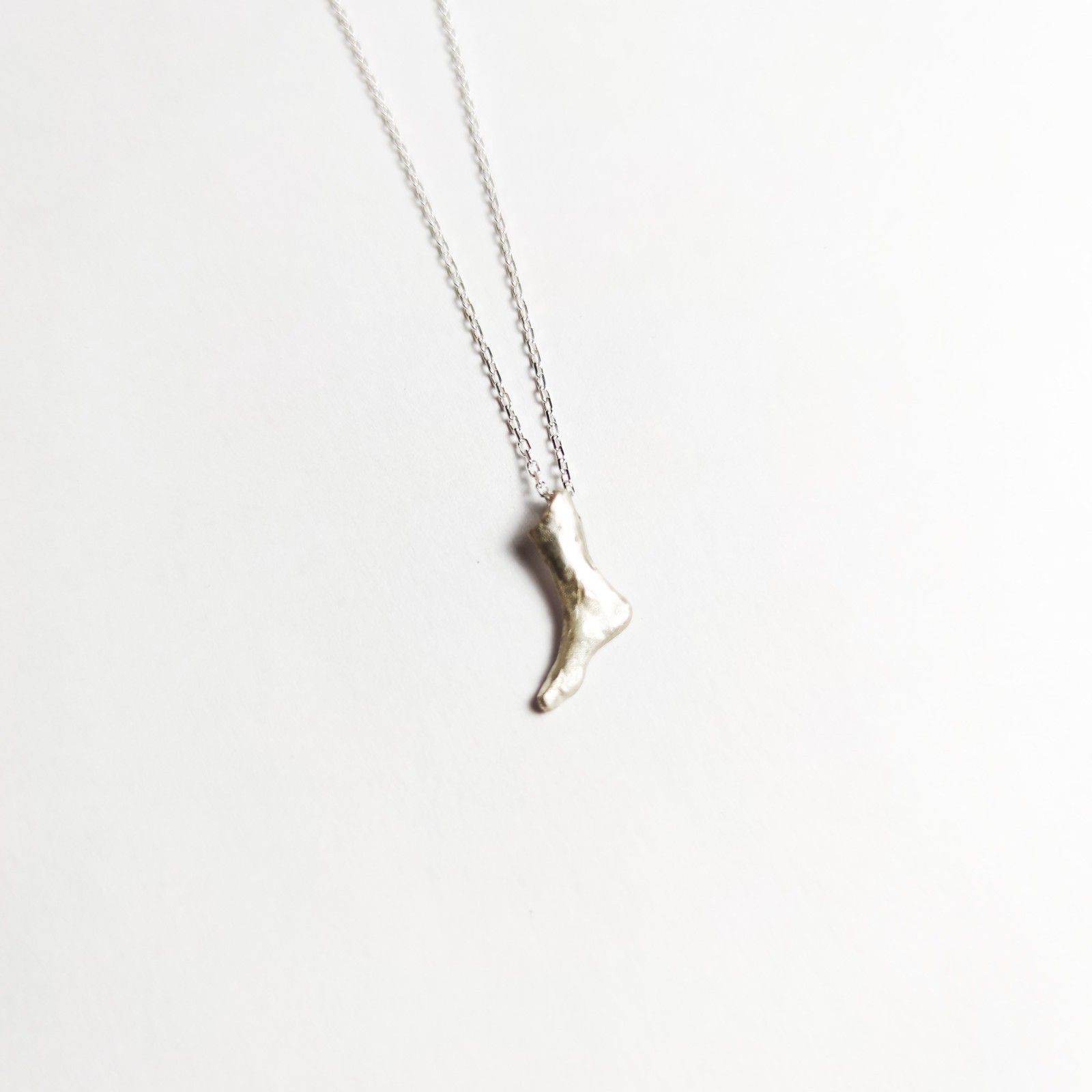 Foot Necklace Solid Silver 925 Birthday Gift For Her women Jewelry
