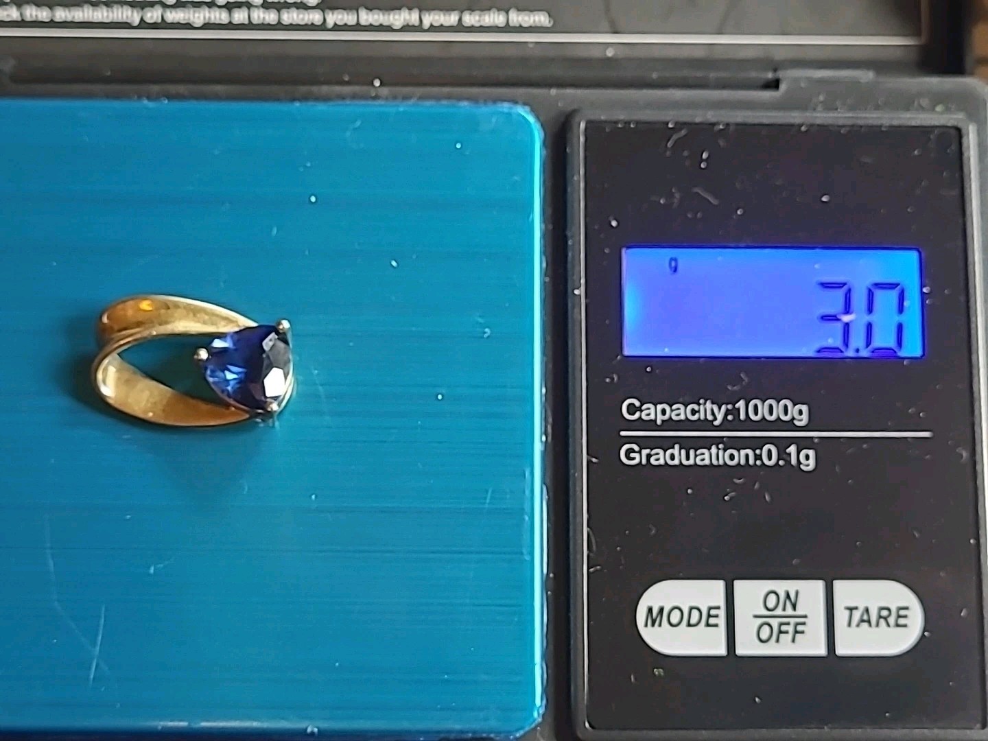 925 Sterling Silver Vermeil Trillion Cut Blue Sapphire Women’s Pendant