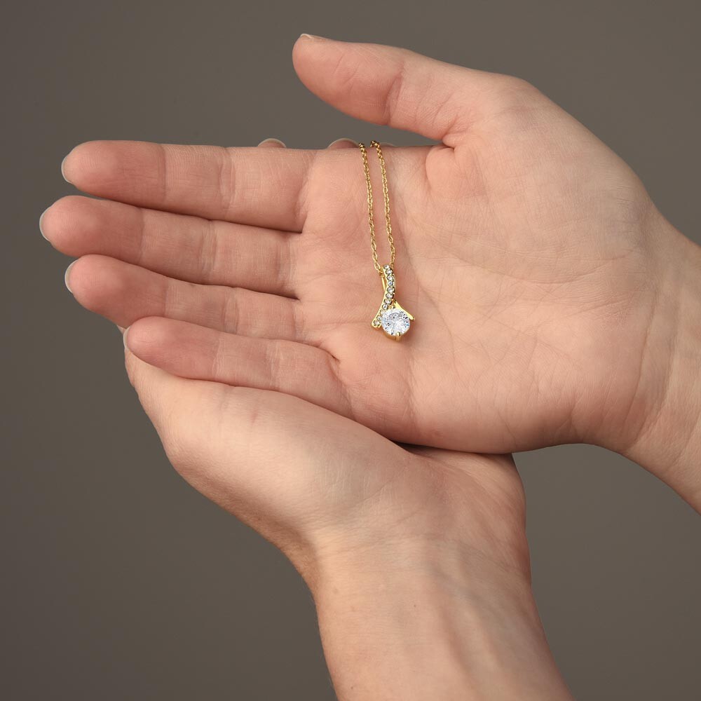 To My Wife Necklace, Gift For Wife, Anniversary Gift, Wife Birthday Gift For Her