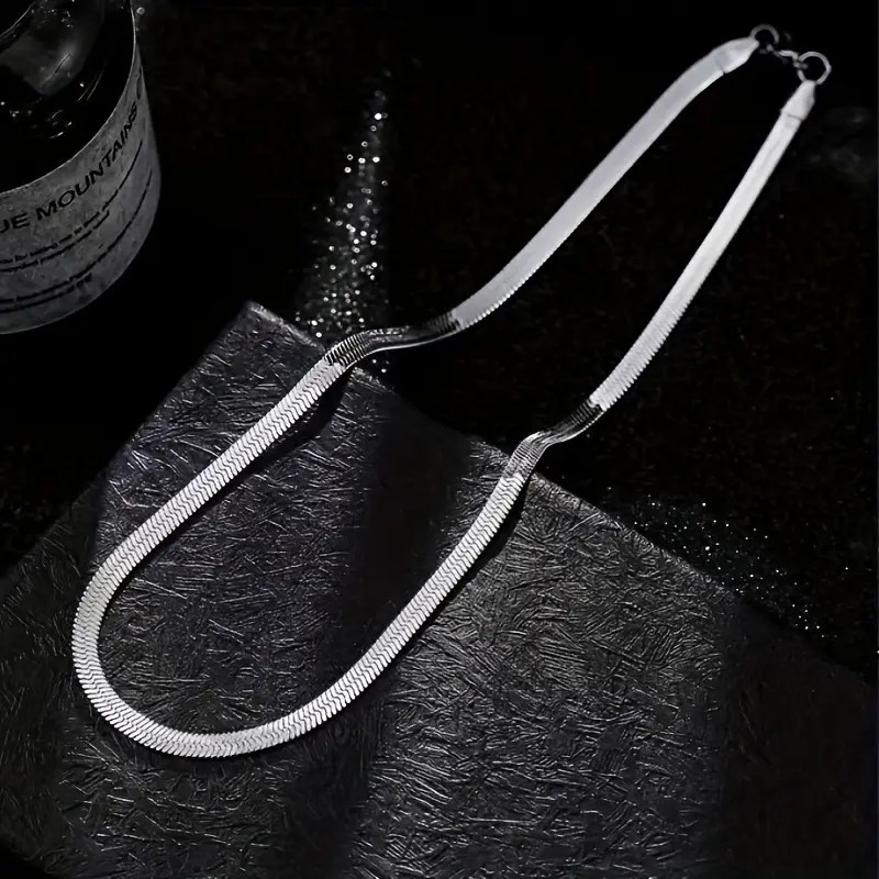 Men Women Stainless Steel Snake Chain Necklace 18-24 Inch Solid Jewelry Gifts