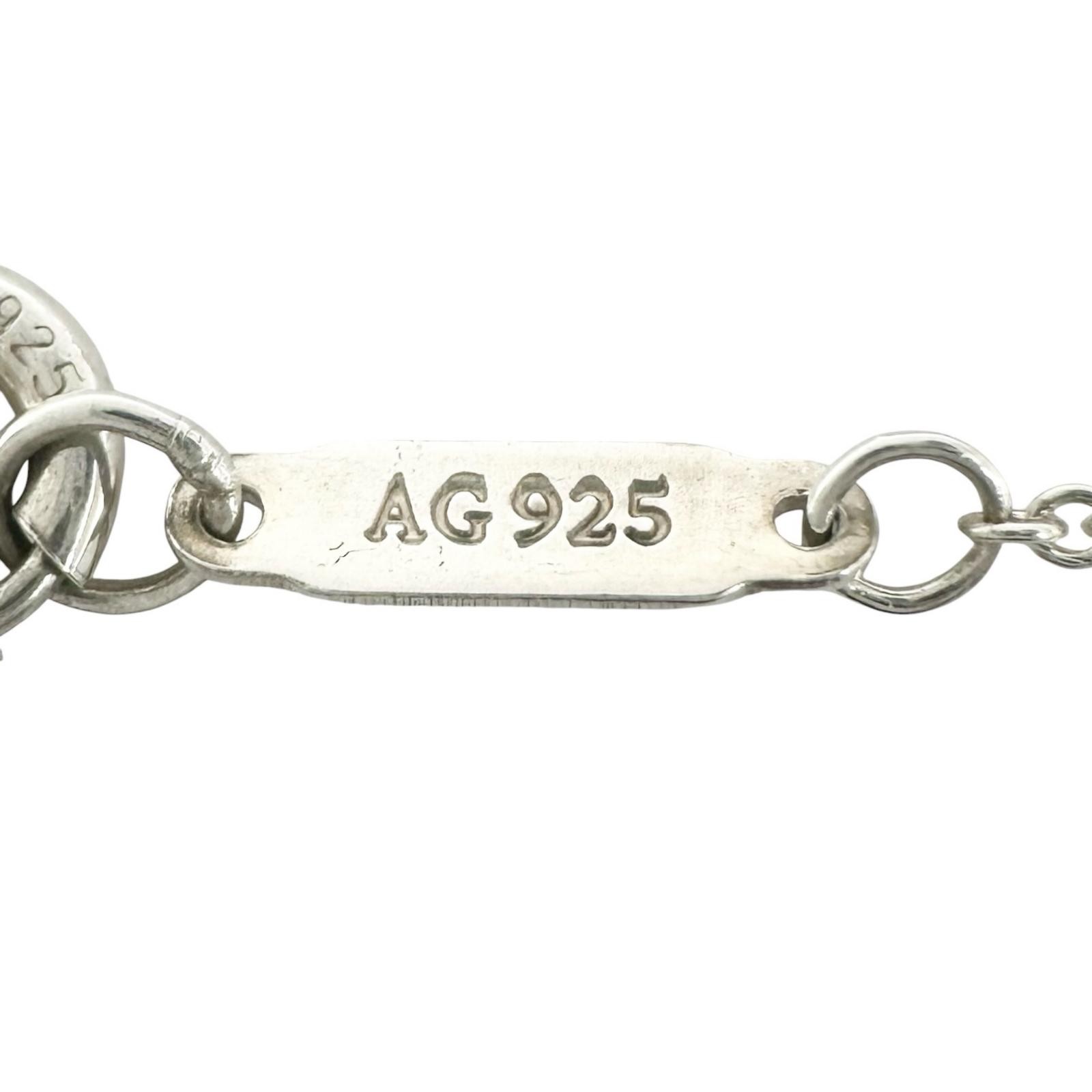 TIFFANY&Co. Circle Pendant Triple Interlocking Necklace Silver925/metal Women