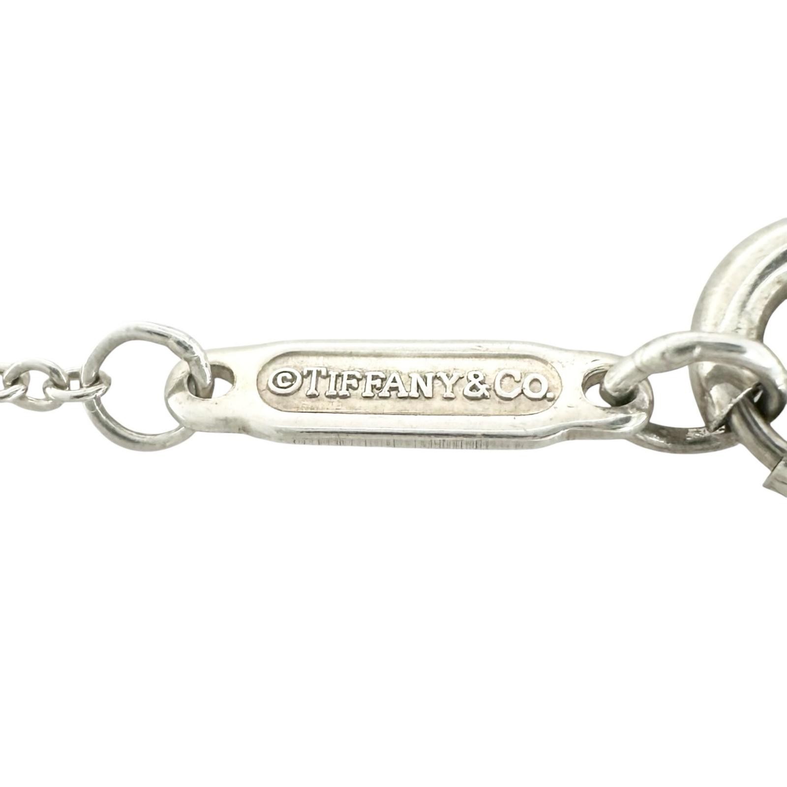 TIFFANY&Co. Circle Pendant Triple Interlocking Necklace Silver925/metal Women