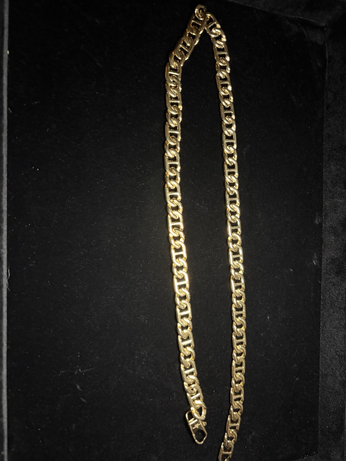 Gold Tone Stainless Steel Mariner Chain 11mm