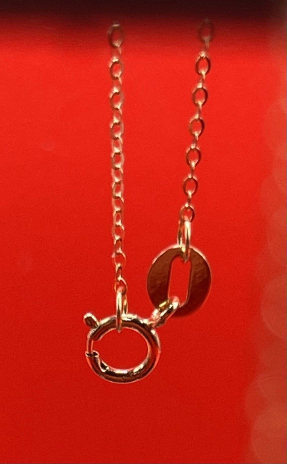 14K Necklace Link Chain 24 Inches