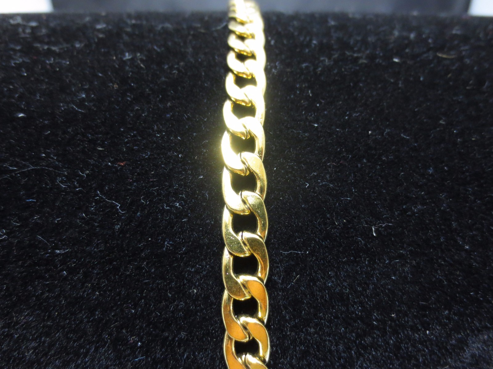 3/5/7mm GOLD PLATED STAINLESS STEEL CURB CUBAN CHAIN NECKLACE 18″-60″-GOLD