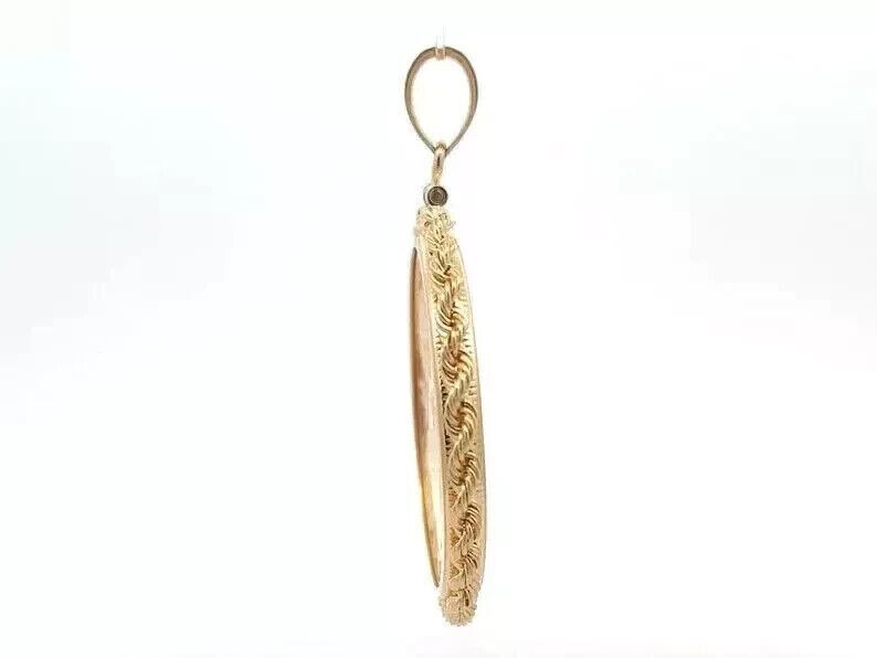 925 Sterling Silver 1993 American Eagle Liberty Pendant 14k Yellow Gold Plated