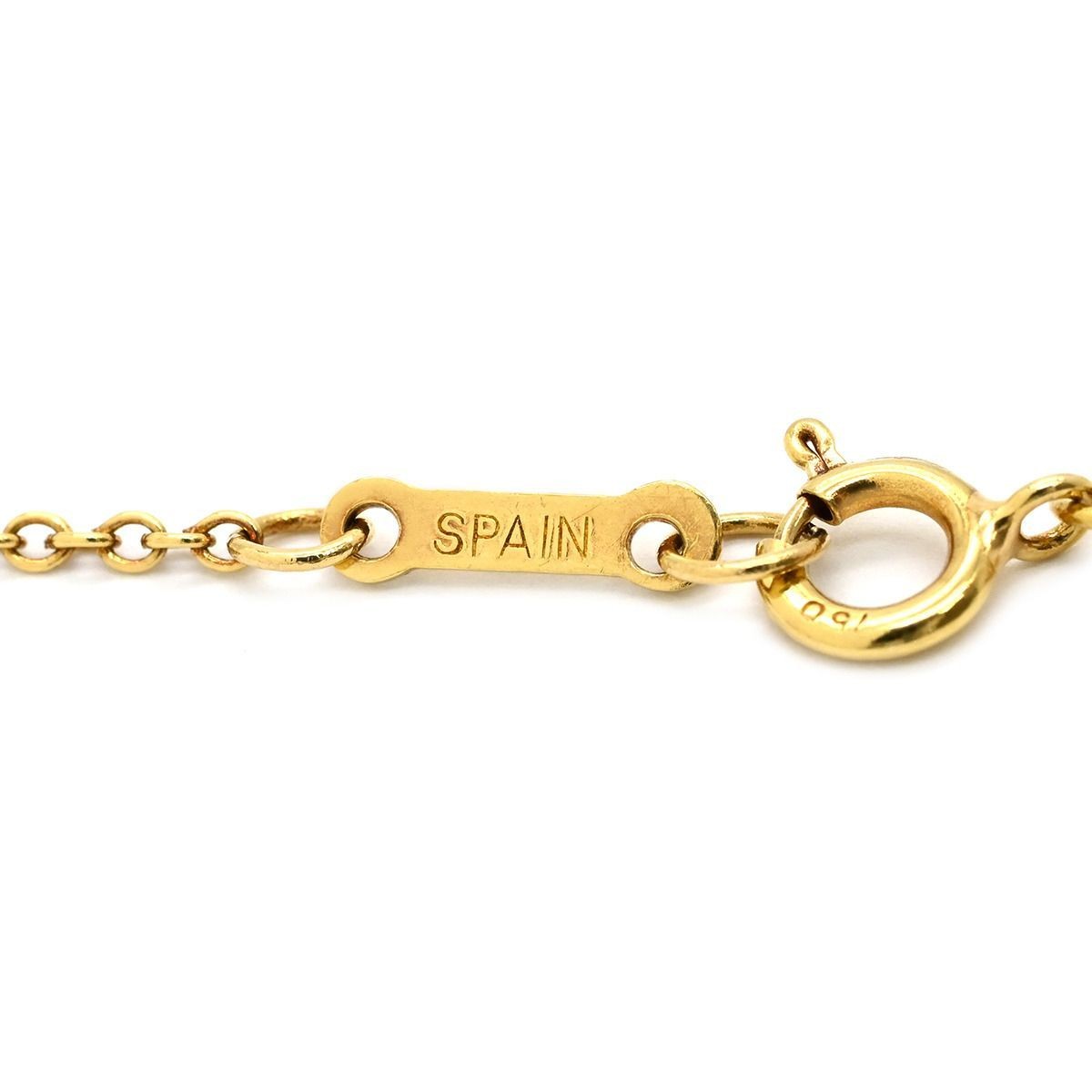 Tiffany & Co Necklace Open Heart Pendant Gold Tone ONE SIZE Used