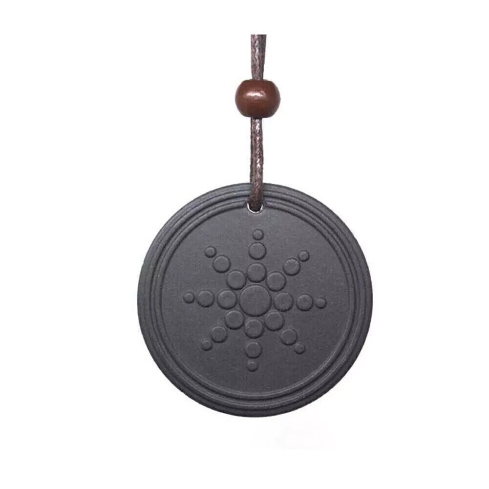 1PC Pendant Necklaces Energy Volcanic Stone Gift Black Fashion Unisex