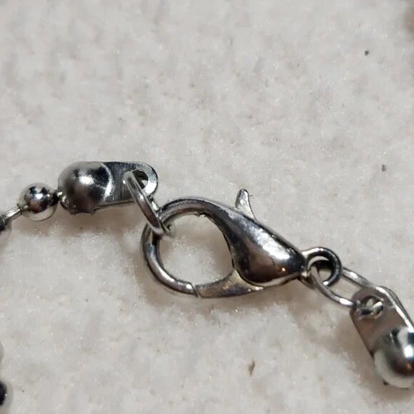 Reversible Gold & Silvertone Sun & Moon Pendant on Silver Tone Ball Chain