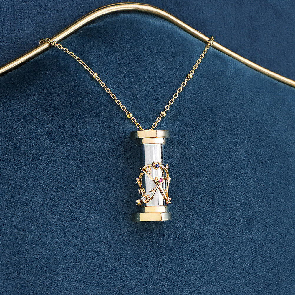Hot Women’s Mini Kaleidoscope Necklace Kaleidoscope Child Adult Pendant Gift