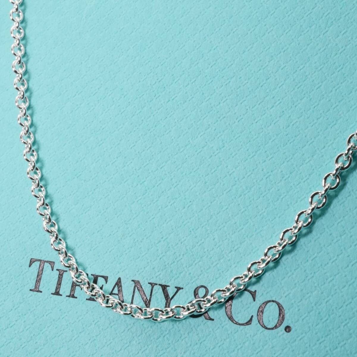 TIFFANY & CO Thick Chain Mint 925 Sterling Silver Link Necklace 40cm 16in Japan