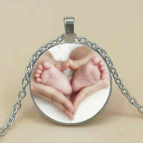 LOVE BABY HEART charm pendant Sterling 925 Silver plated 20″ necklace gold Gift