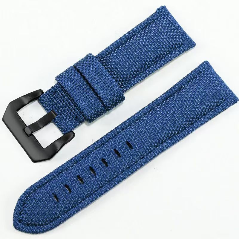 Watch Band 22-26mm Quick Release Waterproof Nylon Leather Strap Aoeiwv Resistant