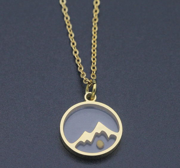Matthew 17:20 Faith of a Mustard Seed Move Mountains Chain or Keychain Necklace