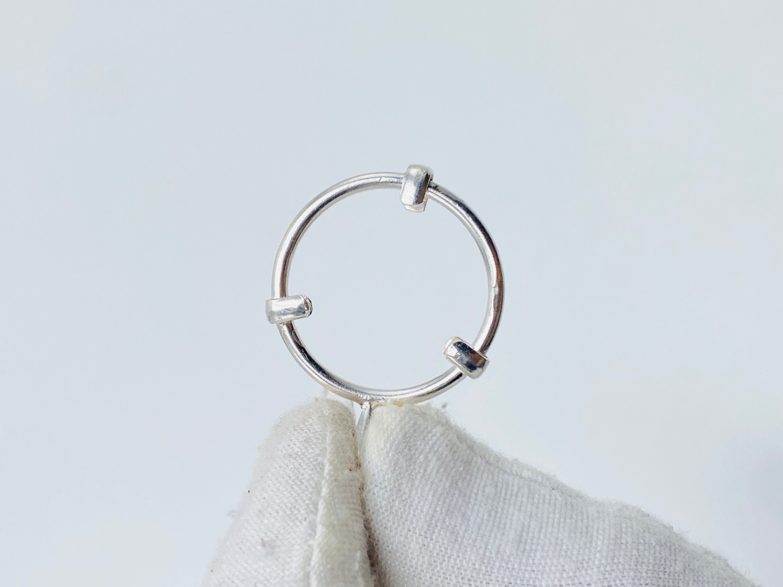 925 Solid Sterling Silver Round Pendant Blank Bezel Holder Coin Handmade