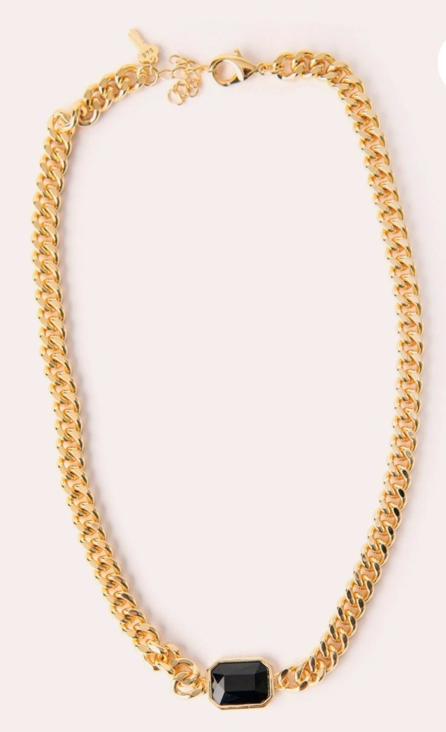 Short & Suite Chunky Gem Choker And Hoop Set – New in Package