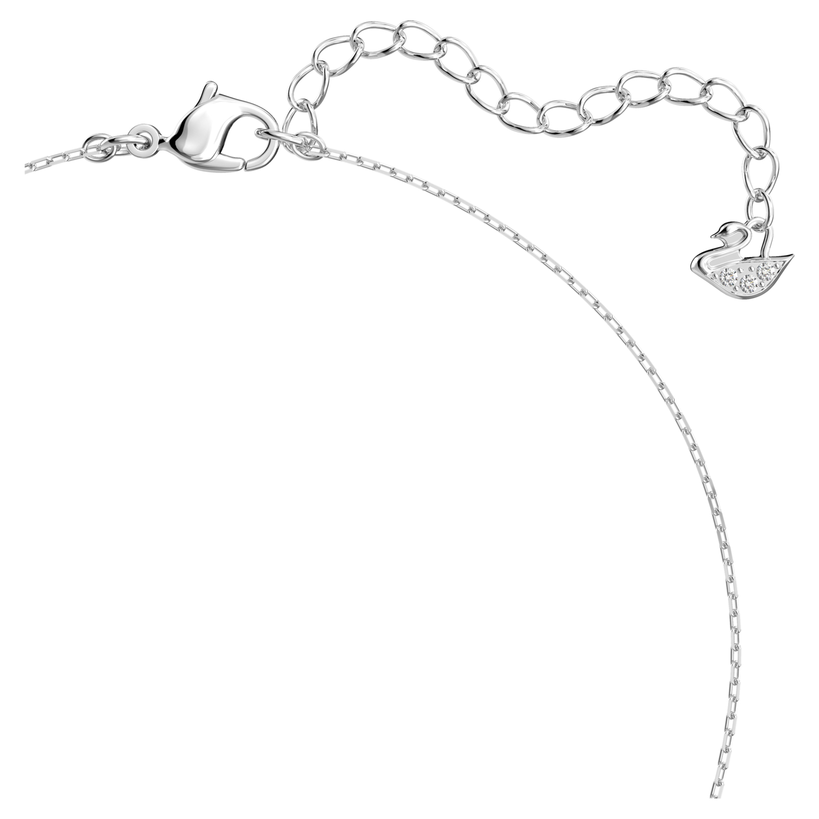 Swarovski Attract Trilogy White Round Pendant Necklace 5414970