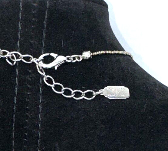Jasper & Glass Bead Necklace Earrings Set Nickel Lead Free Made In USA Southwest