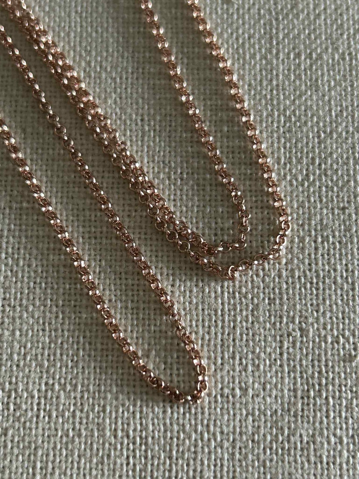 Origami Owl CN5011 Rose Gold 2mm Rolo 24-26″ Chain “New in Package”