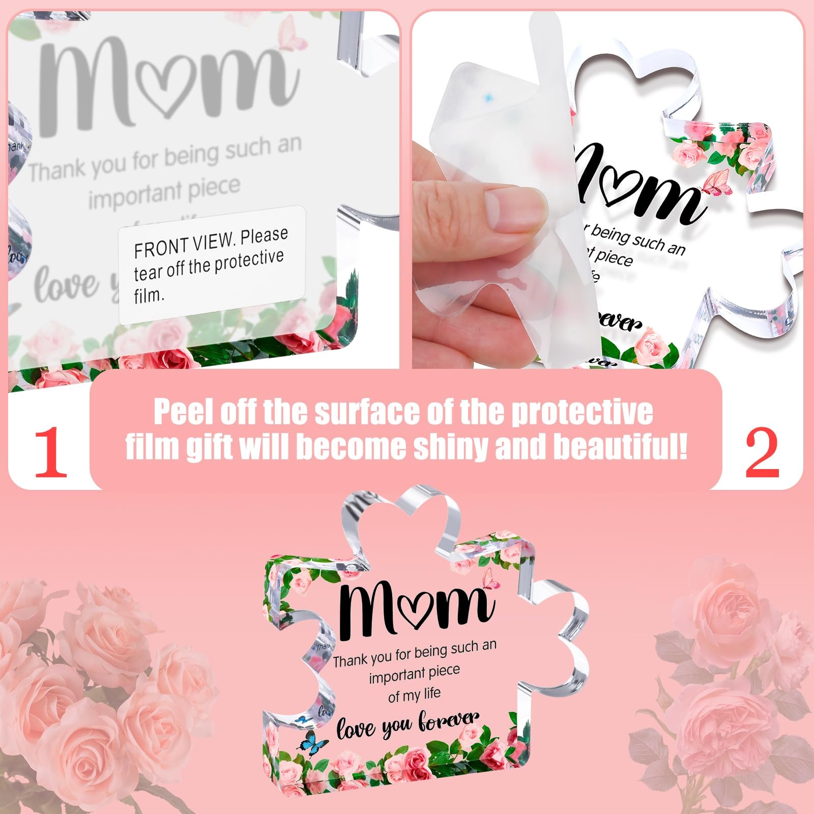 Gifts for Mom, Mothers Day from Husband Daughter Son, Birthday Women Wife Gifts.