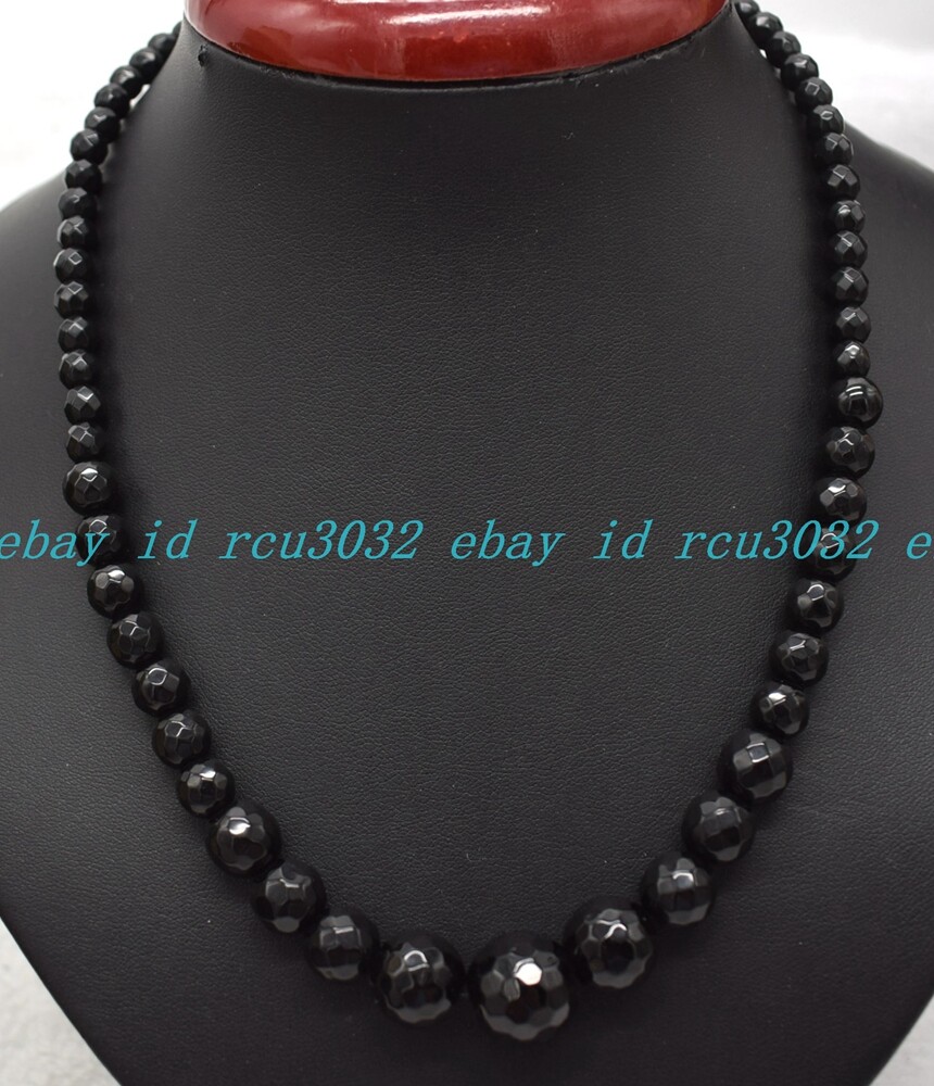 6-14mm Multicolor Natural Gemstone Round Beads Jewelry Necklace 18 Inches