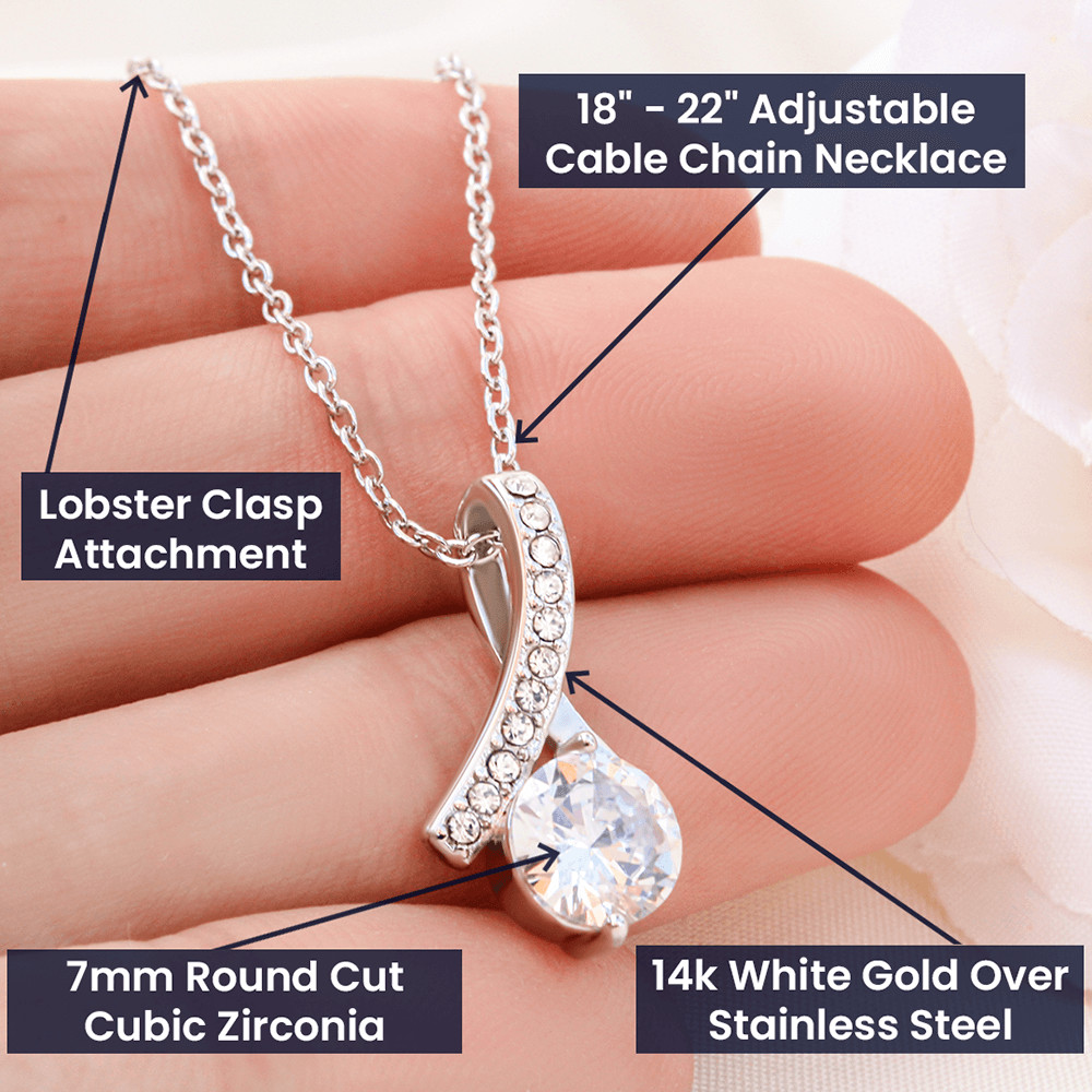 To My Wife Necklace, Gift For Wife, Anniversary Gift, Wife Birthday Gift For Her