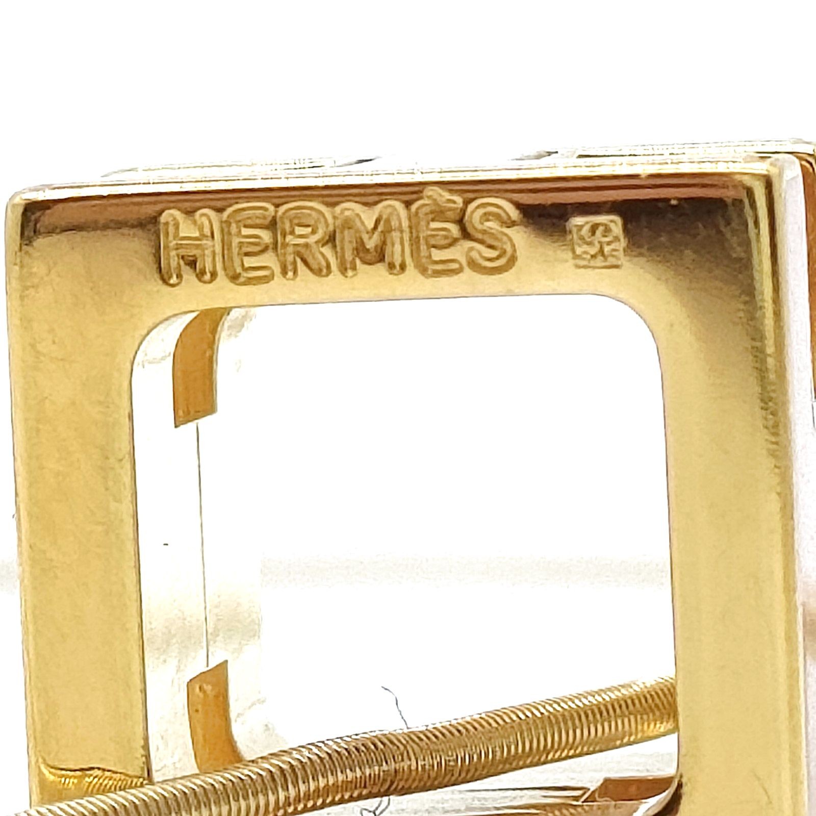 Hermes Necklace H cube Stainless steel 2334836