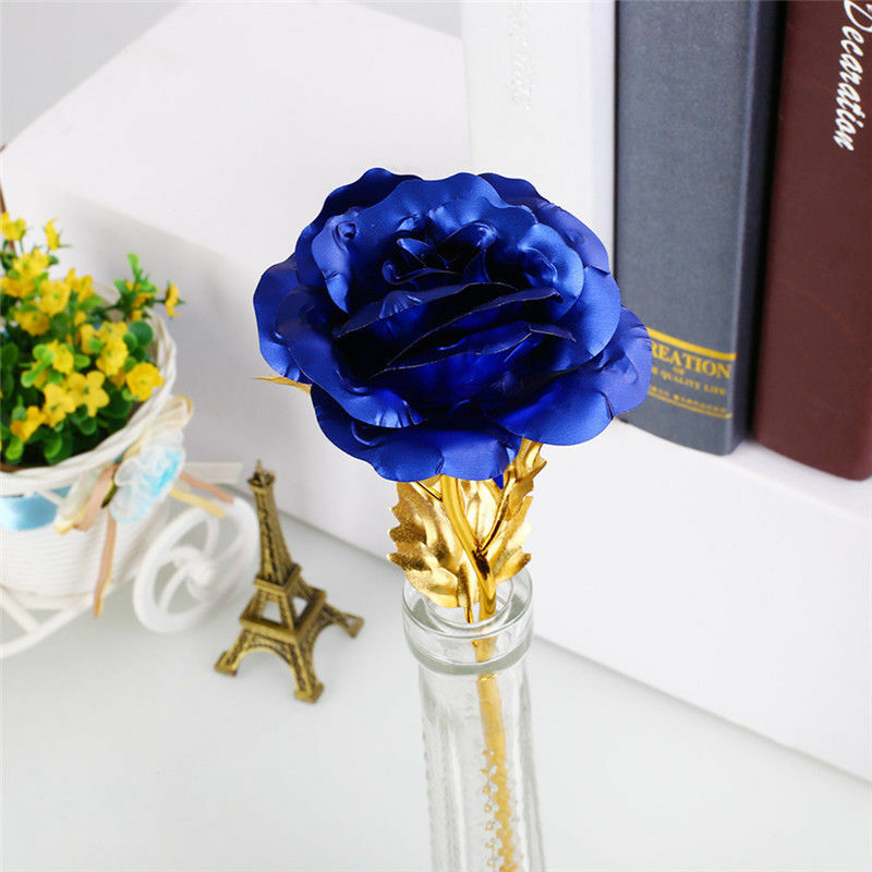 24k Gold Dipped Foil Rose Gifts For Women Wife Her Girlfriend Birthday Love Gift