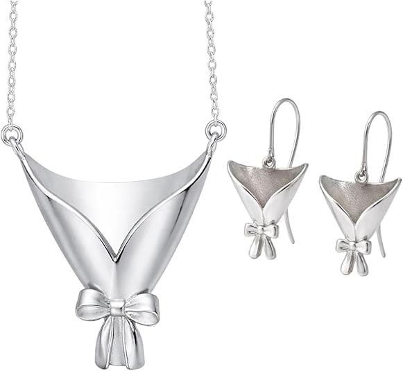 Flower Bouquet Necklace Flower Holder Necklace,Vase chain for insert real or …