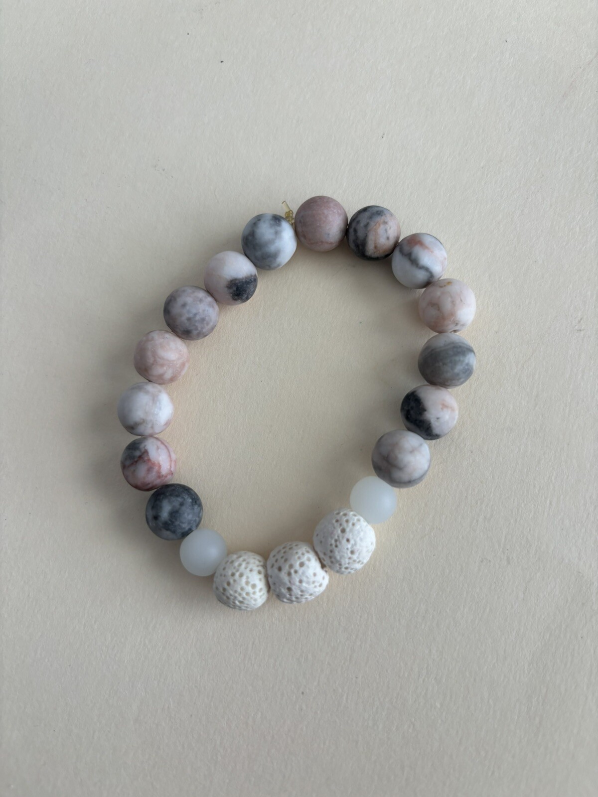 Lot of 10 Young Living Lava Rock Bead Bracelet Multi Color Precious Gemstone