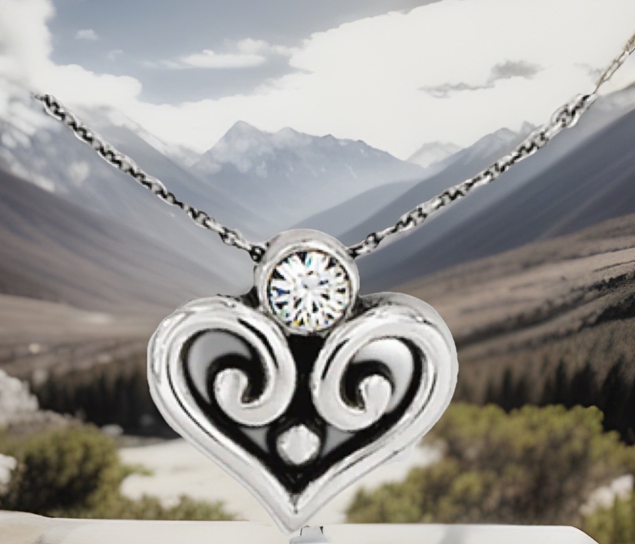 Brighton ALCAZAR HEART Necklace Small Pendant List $52 NWT Best Seller!