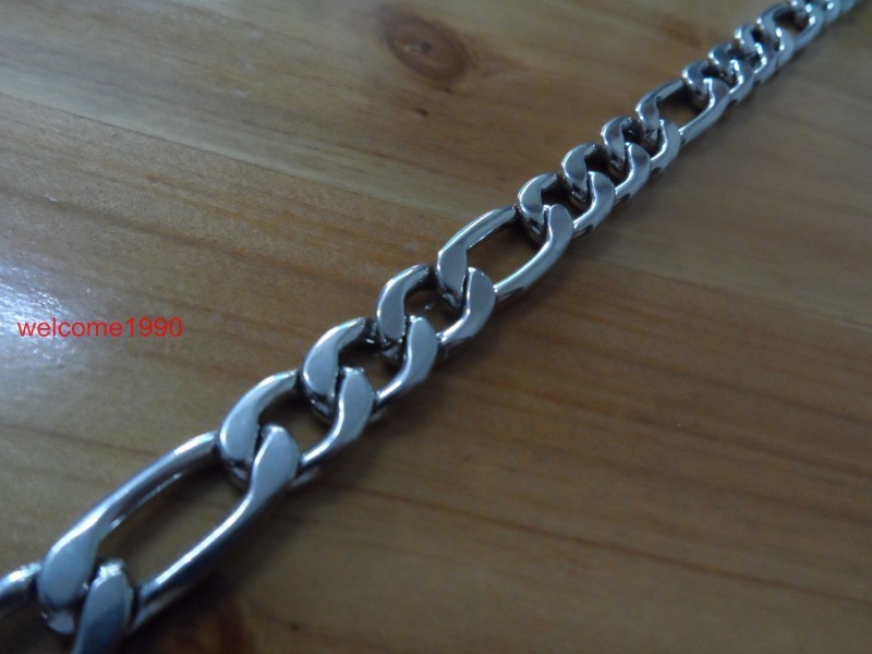 6pcs Lot 4mm 18-32” in bulk Figaro Link Chain Stainless Steel Necklace Chain