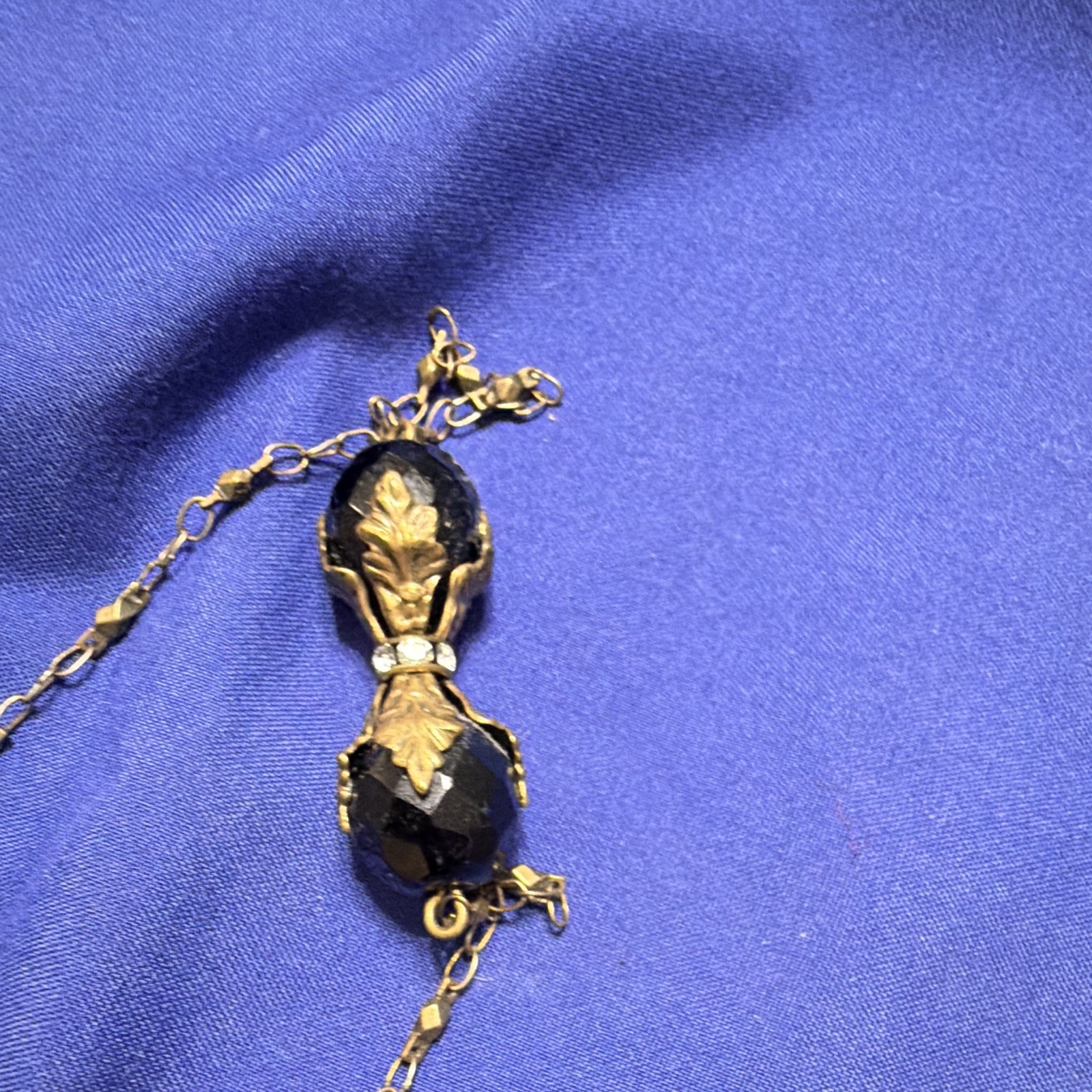 Anne koplik Designs Signed Gold Tone Cable Chain Necklace handmade in New York .