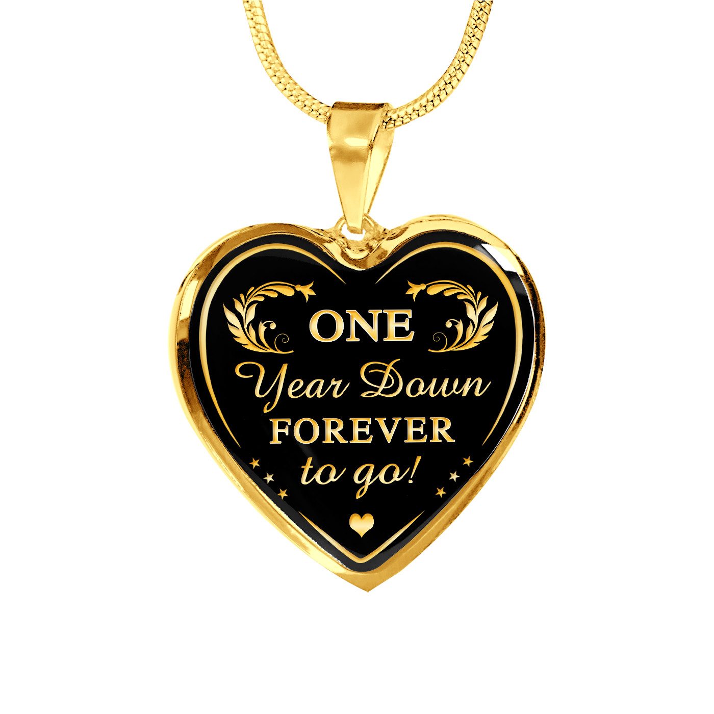 Wedding 1 Year Anniversary, Valentine’s Luxury Necklace – Husband and Wife Gift