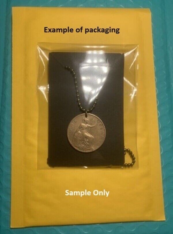 1929 UK Real Circulated Antique Large Coin Pendant. King George V. Great 🎁