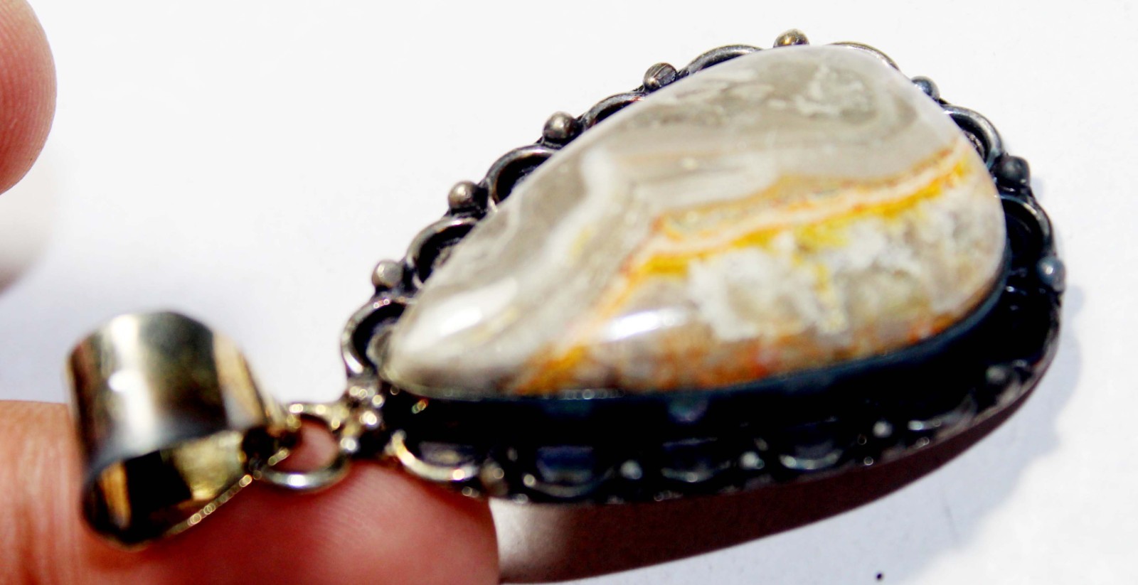 Bumble Bee Jasper Gemstone Handmade Pendant Jewelry Pendant Size 1.5 Inches