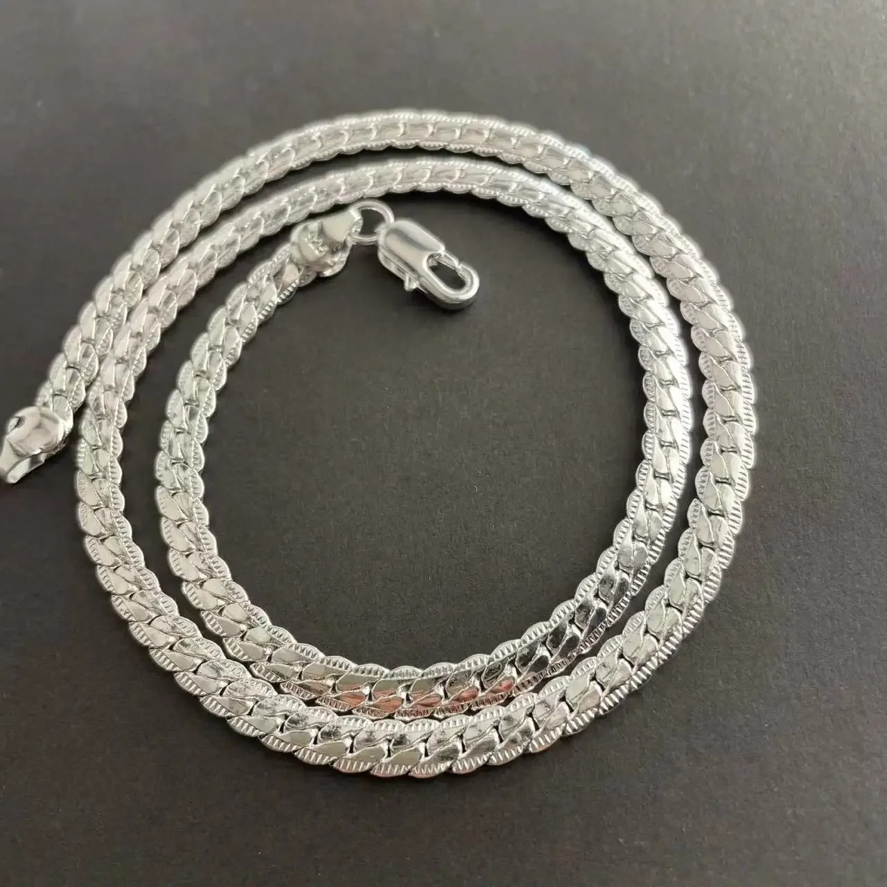 TU PUEDES Cadena De Plata 925 Para Hombre Lucir Elegante Y Atractivo