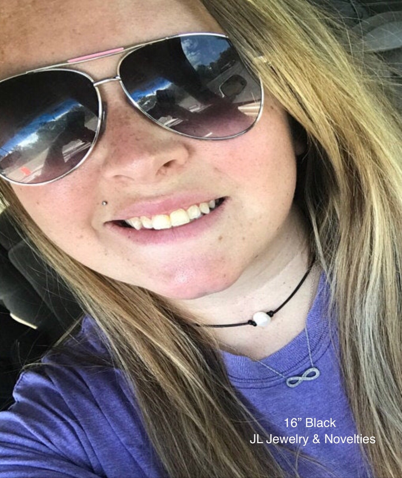 Pearl Choker, Single Freshwater Pearl and Leather Choker Necklace