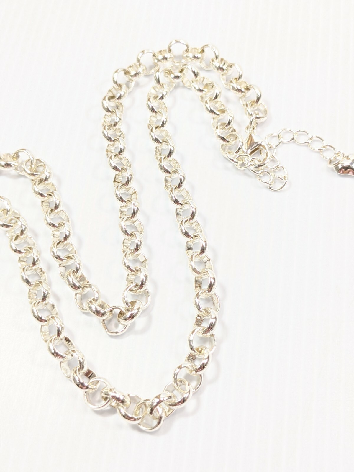 Silver Tone Initial Letter K Crystal Cocktail Margarita Pendant Necklace 28 Inch
