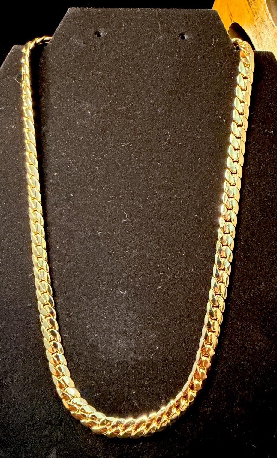 Miami Cuban 14K Stamped Gold Filled 20in 7.5 MM necklace W/box lock. BRAND NEW