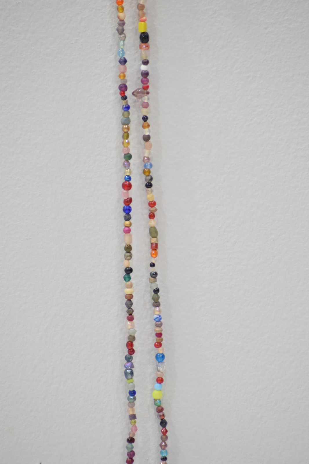 Necklace 2 Beaded Assorted Glass Strands Necklaces