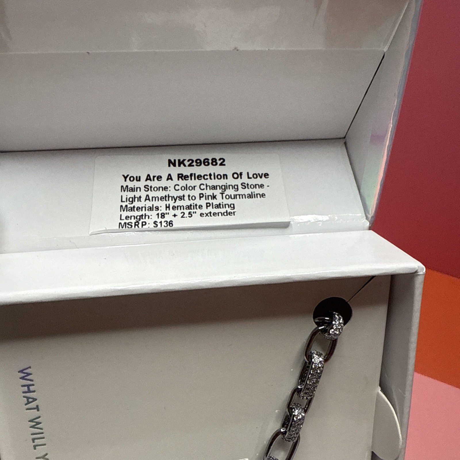 BP Mental Health Awareness Necklace – You Are A Reflection Of Love In Hematite