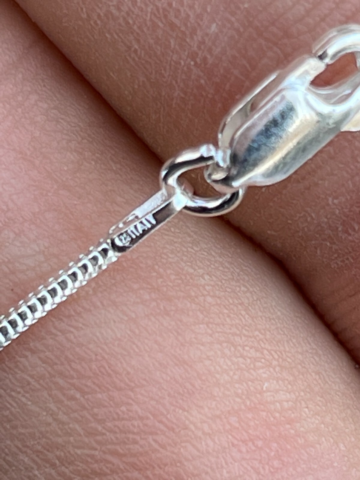 Solid 925 Sterling Silver 1.5mm Snake Chain Diamond Cut Ladies Necklace 14-30″