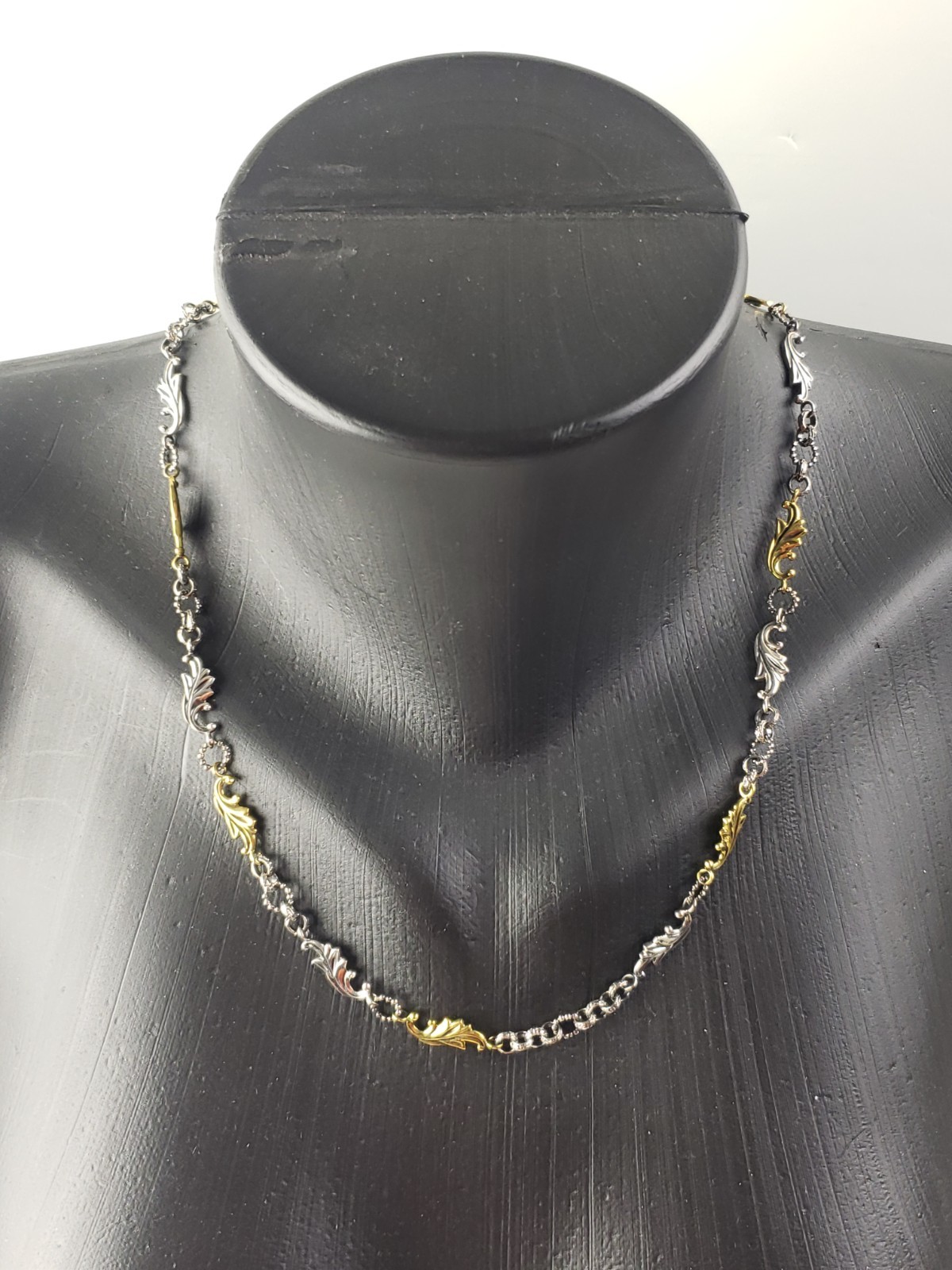 QVC Margaret Thurman Echo of the Dreamer Sterling Silver & Bronze 22″ Necklace